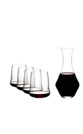 Riedel SL Wing 4-Pack + Decanter