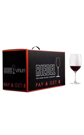 Riedel Vinum Cabernet Pay 6 GET 8